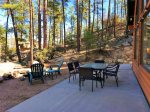 Large Patio Set with Forest Views and Firepit